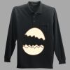 Long Sleeve Silk Touch Polo with Pocket Thumbnail