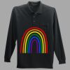Long Sleeve Silk Touch Polo with Pocket Thumbnail