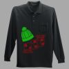 Long Sleeve Silk Touch Polo with Pocket Thumbnail