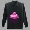 Long Sleeve Silk Touch Polo with Pocket Thumbnail