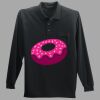 Long Sleeve Silk Touch Polo with Pocket Thumbnail