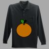 Long Sleeve Silk Touch Polo with Pocket Thumbnail