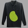 Long Sleeve Silk Touch Polo with Pocket Thumbnail