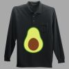 Long Sleeve Silk Touch Polo with Pocket Thumbnail