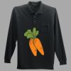 Long Sleeve Silk Touch Polo with Pocket Thumbnail