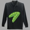 Long Sleeve Silk Touch Polo with Pocket Thumbnail