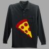 Long Sleeve Silk Touch Polo with Pocket Thumbnail