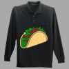 Long Sleeve Silk Touch Polo with Pocket Thumbnail