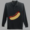Long Sleeve Silk Touch Polo with Pocket Thumbnail