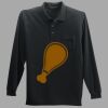 Long Sleeve Silk Touch Polo with Pocket Thumbnail