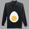 Long Sleeve Silk Touch Polo with Pocket Thumbnail