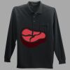 Long Sleeve Silk Touch Polo with Pocket Thumbnail