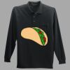 Long Sleeve Silk Touch Polo with Pocket Thumbnail