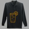 Long Sleeve Silk Touch Polo with Pocket Thumbnail