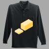 Long Sleeve Silk Touch Polo with Pocket Thumbnail