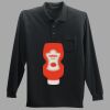 Long Sleeve Silk Touch Polo with Pocket Thumbnail