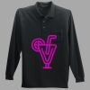 Long Sleeve Silk Touch Polo with Pocket Thumbnail