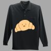 Long Sleeve Silk Touch Polo with Pocket Thumbnail