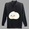 Long Sleeve Silk Touch Polo with Pocket Thumbnail
