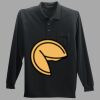 Long Sleeve Silk Touch Polo with Pocket Thumbnail