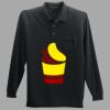 Long Sleeve Silk Touch Polo with Pocket Thumbnail
