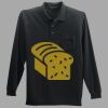 Long Sleeve Silk Touch Polo with Pocket Thumbnail