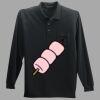 Long Sleeve Silk Touch Polo with Pocket Thumbnail
