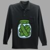 Long Sleeve Silk Touch Polo with Pocket Thumbnail