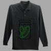 Long Sleeve Silk Touch Polo with Pocket Thumbnail