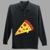 Long Sleeve Silk Touch Polo with Pocket Thumbnail