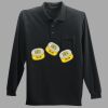 Long Sleeve Silk Touch Polo with Pocket Thumbnail