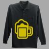 Long Sleeve Silk Touch Polo with Pocket Thumbnail