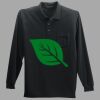 Long Sleeve Silk Touch Polo with Pocket Thumbnail