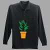 Long Sleeve Silk Touch Polo with Pocket Thumbnail