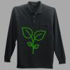 Long Sleeve Silk Touch Polo with Pocket Thumbnail