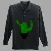 Long Sleeve Silk Touch Polo with Pocket Thumbnail