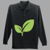 Long Sleeve Silk Touch Polo with Pocket Thumbnail