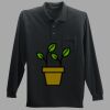 Long Sleeve Silk Touch Polo with Pocket Thumbnail