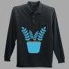 Long Sleeve Silk Touch Polo with Pocket Thumbnail