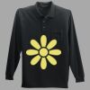 Long Sleeve Silk Touch Polo with Pocket Thumbnail