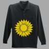 Long Sleeve Silk Touch Polo with Pocket Thumbnail