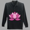 Long Sleeve Silk Touch Polo with Pocket Thumbnail