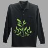 Long Sleeve Silk Touch Polo with Pocket Thumbnail