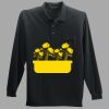Long Sleeve Silk Touch Polo with Pocket Thumbnail