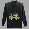 Long Sleeve Silk Touch Polo with Pocket Thumbnail