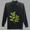 Long Sleeve Silk Touch Polo with Pocket Thumbnail