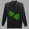 Long Sleeve Silk Touch Polo with Pocket Thumbnail
