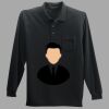 Long Sleeve Silk Touch Polo with Pocket Thumbnail