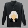 Long Sleeve Silk Touch Polo with Pocket Thumbnail