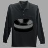 Long Sleeve Silk Touch Polo with Pocket Thumbnail